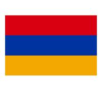 Drapeau Arménie - 15x10cm - Sticker/Autocollant