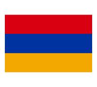 Drapeau Arménie - 15x10cm - Sticker/Autocollant
