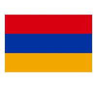 Drapeau Arménie - 15x10cm - Sticker/Autocollant