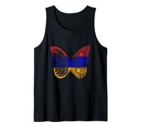 Drapeau Arménie Arménie Papillon Fierté arménienne Racines arméniennes Débardeur
