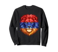Drapeau Arménie Couleurs Tête de Lion Sweatshirt