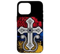 Drapeau arménien avec Croix chrétienne Racines d'origine arménienne Coque pour iPhone 16 Pro Max
