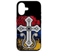 Drapeau arménien avec Croix chrétienne Racines d'origine arménienne Coque pour iPhone 17