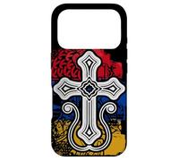 Drapeau arménien avec Croix chrétienne Racines d'origine arménienne Coque pour iPhone 17 Pro