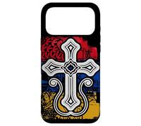 Drapeau arménien avec Croix chrétienne Racines d'origine arménienne Coque pour iPhone 17 Pro Max