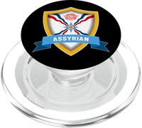 Drapeau Assyrien Ashur, emblème Ashur, Syrie, Irak PopSockets PopGrip pour MagSafe