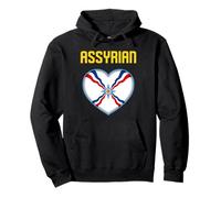 Drapeau Assyrien Ashur, emblème Ashur, Syrie, Irak Sweat à Capuche