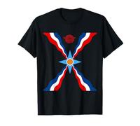 Drapeau Assyrien Ashur, emblème Ashur, Syrie, Irak T-Shirt