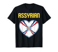 Drapeau Assyrien Ashur, emblème Ashur, Syrie, Irak T-Shirt