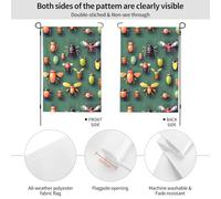 Drapeau Atlas Insecte Convient pour l'intérieur et l'extérieur, parfait pour la maison, le jardin, les événements et les expositions patriotiques.