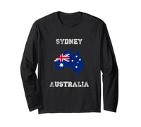 Drapeau Australie Vieilli Sydney Pride Manche Longue