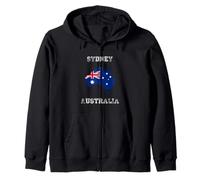 Drapeau Australie Vieilli Sydney Pride Sweat à Capuche