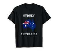 Drapeau Australie Vieilli Sydney Pride T-Shirt