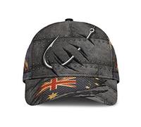 Drapeau Australien De Pêche Homme Femme Casquette-Hip Hop Réglable Chapeaux Pare-Soleil Séchage Rapide Casquette De Baseball pour Trucker Sport Hip Pop