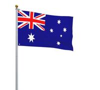 Drapeau australien imprimé de 0,9 x 0,6 m, drapeau décoratif simple face pour la journée nationale de la culture en plein air