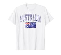 Drapeau Australien rétro Vintage T-Shirt