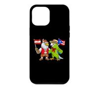 Drapeau Autriche Porto Rico Autrichien-Porto-ricaines Coque pour iPhone 12 Pro Max