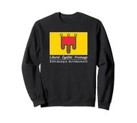 Drapeau Auvergne Devise République Auvergnate Fromage Sweatshirt