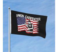 Drapeau Avec Œillets Drapeaux Syndicat De La Fête Du Travail Renforcé Bannière Extérieure Pour Maison Événements Intérieur 90X150Cm