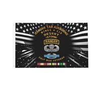 Drapeau Avec Œillets Drapeaux Tab Wing Et Cib - Vétéran De L'Opération Tempête Du Désert Résistant À La Décoloration Bruant Pour Jardin Fête Maison 90X150Cm