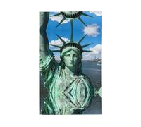Drapeau avec magnifique paysage sur tissu polyester léger Statue de la Liberté 150 x 90 cm