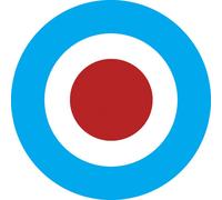 Drapeau Aviation Anglaise - 15cm - Sticker/Autocollant