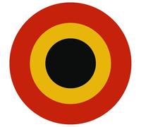 Drapeau Aviation Belge - 10cm - Sticker/Autocollant