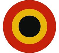 Drapeau Aviation Belge - 15cm - Sticker/Autocollant