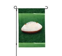 Drapeau ballon de rugby blanc Convient pour l'intérieur et l'extérieur, parfait pour la maison, le jardin, les événements et les expositions patriotiques.