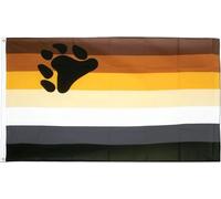 Drapeau "Bear", polyester, fierté SG31727 (taille unique) (Coloré)