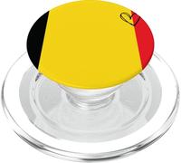 Drapeau Belge Belges Coeur fière fête Nationale Patrimoine PopSockets PopGrip pour MagSafe
