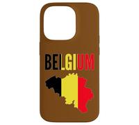 Drapeau Belge Fierté Nationale Coque pour iPhone 14 Pro