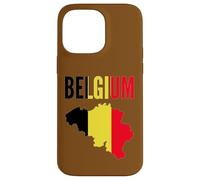 Drapeau Belge Fierté Nationale Coque pour iPhone 14 Pro Max