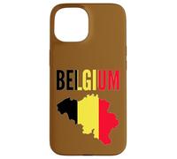 Drapeau Belge Fierté Nationale Coque pour iPhone 15