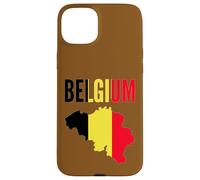 Drapeau Belge Fierté Nationale Coque pour iPhone 15 Plus