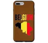 Drapeau Belge Fierté Nationale Coque pour iPhone 7 Plus/8 Plus