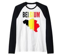 Drapeau Belge Fierté Nationale Manche Raglan