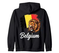 Drapeau Belge Lion Rugissant Sweat à Capuche