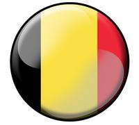Drapeau Belge Rond - 20cm - Sticker/Autocollant
