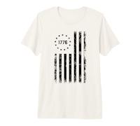Drapeau Betsy Ross Vieilli 1776 T-Shirt Haut de Gamme