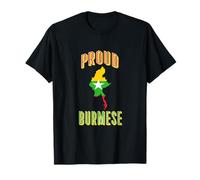 Drapeau Birman du Myanmar pour Hommes, Femmes, Enfants, Asie Birmanie T-Shirt