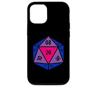 Drapeau bisexuel D20 Dice Bi Pride pour l'égalité des sexes Gaymer LGBTQ Coque pour iPhone 12/12 Pro