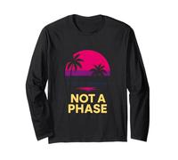 Drapeau Bisexuel Pride Not a Phase Retro pour homme LGBTQ+ Manche Longue