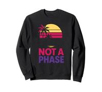 Drapeau Bisexuel Pride Not a Phase Retro pour homme LGBTQ+ Sweatshirt