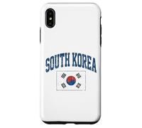 Drapeau Bleu Vieilli de la Corée du Sud Coque pour iPhone XS Max