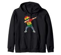 Drapeau Bolivie Dab Pose Motif Patriotique Sweat à Capuche