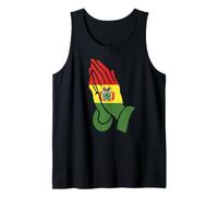 Drapeau Bolivie Dios Bendiga Condor La Paz Bolivien Santa Cruz Débardeur