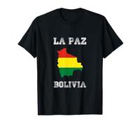 Drapeau Bolivie Vieilli La Paz Pride T-Shirt