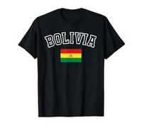 Drapeau Bolivie Vintage Vieilli rétro T-Shirt