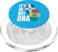 Drapeau Bolivien et Dominicain Mix DNA Heritage PopSockets PopGrip pour MagSafe